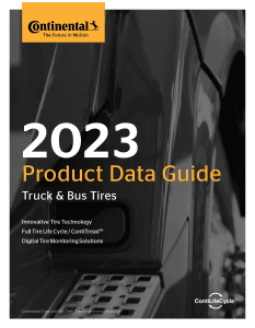 Continental Product Data Guide - Truck & Bus 2023