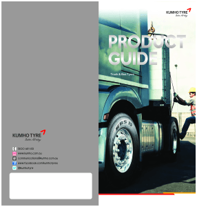 Kumho Tyre Truck and Bus Brochure 2017

