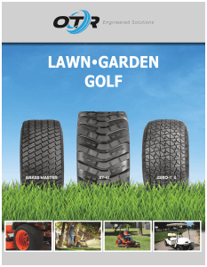 OTR Lawn and Golf Tyre Catalogue 2023