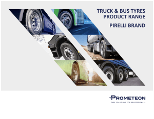 Pirelli Truck & Bus Tyres Product Range April 2023