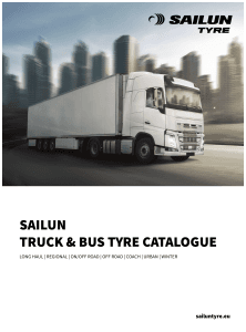 Sailun Truck and Bus Tyre Catalogue 2023