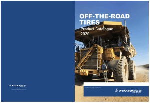 Triangle OTR Tyre Product Catalogue 2020