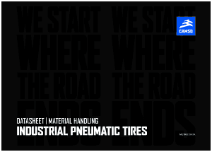 Camso Industrial Pneumatic Tyre Data Sheet