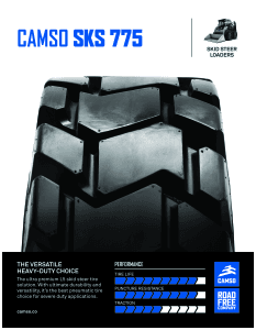 Camso SKS 775 Data Sheet