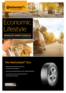 Continental VanContact Eco Brochure