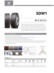 Sailun SDW1 Data Sheet